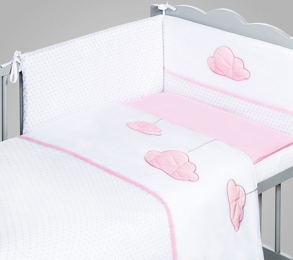 Povlečení do postýlky Klupś Cloud Pink H247 - obrázek 2
