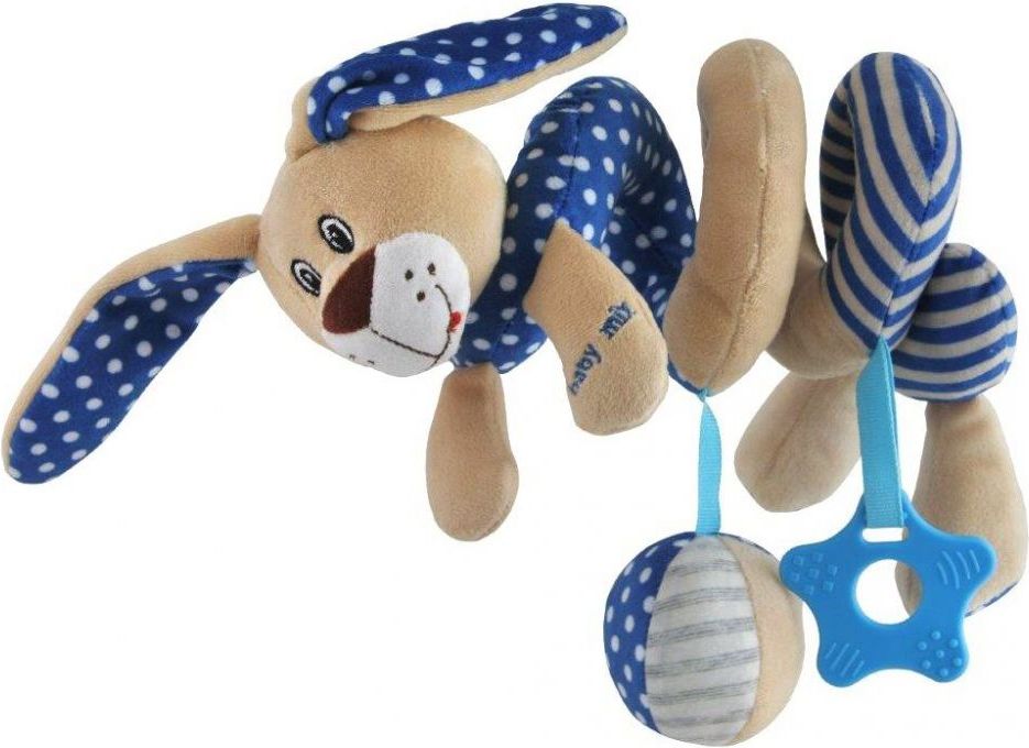 Spirálka do kočárku BabyMix Blue Rabbit - obrázek 1