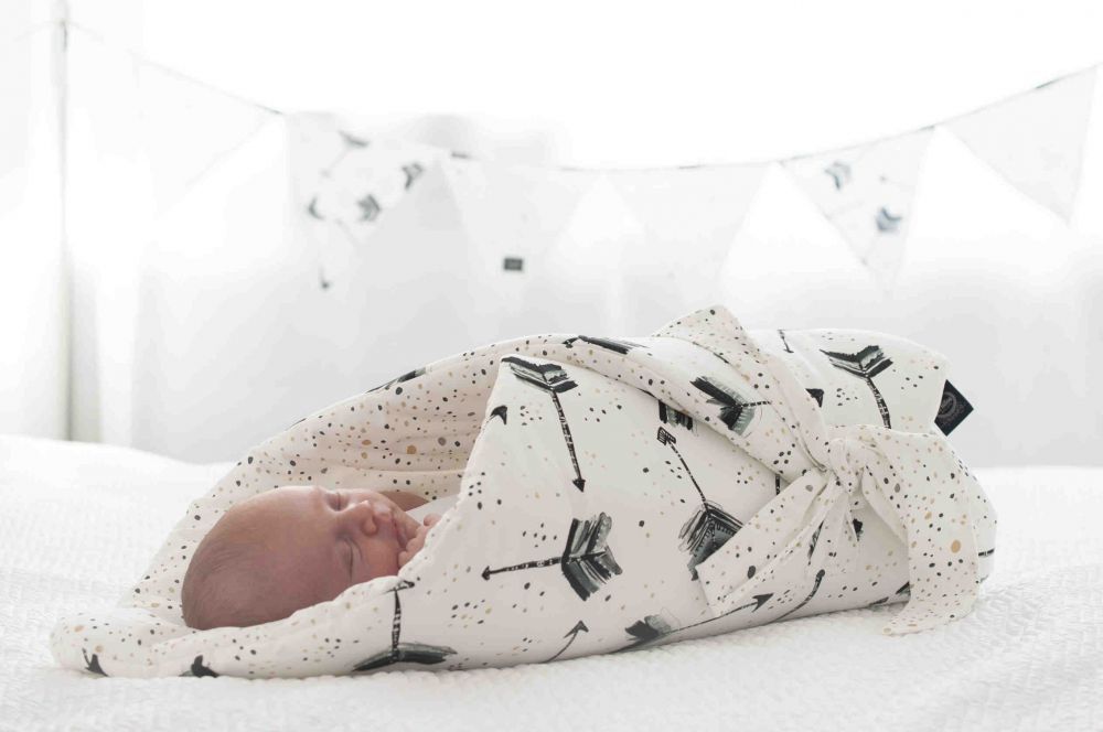 Zavinovačka měkká La Millou Baby Horn Moonlight Swan - obrázek 2