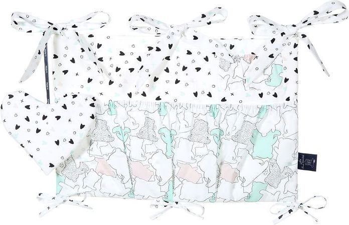 Kapsář na postýlku La Millou Love Panda Pure - obrázek 1