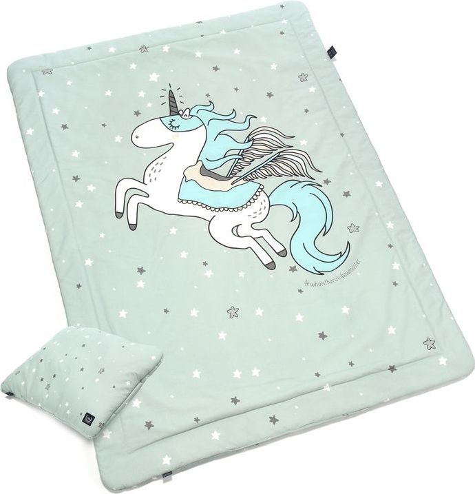 Povlečení s výplní 100x135 + 40x60 cm La Millou Unicorn Rainbow Knight - obrázek 1