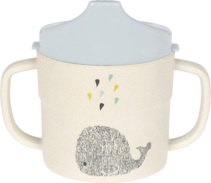 Lassig Sippy Cup Bamboo Little Water Whale uni - obrázek 1