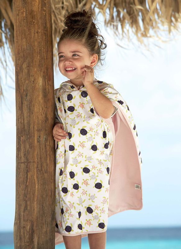 Lassig Beach Poncho Girls multidots uni - obrázek 2