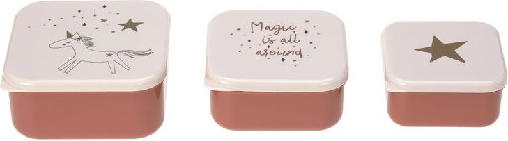 Lässig 4babies Krabička na svačinku 3ks Lässig More Magic Seal 2019 - obrázek 2
