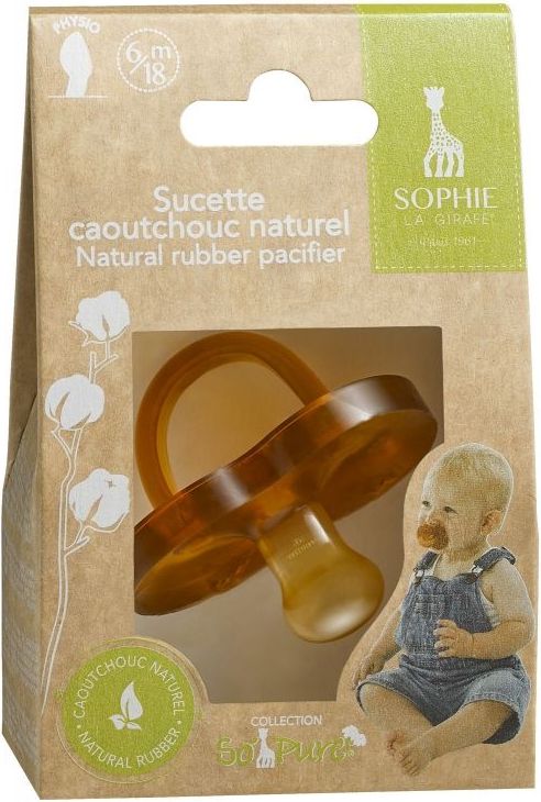 Kaučukové šidítko Vulli So Pure 0-6 měsíců - obrázek 2