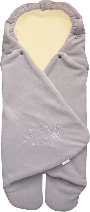 Zavinovačka do autosedačky (fleece) Emitex Zoe Tmavě šedá/Žlutá 2019 - obrázek 1