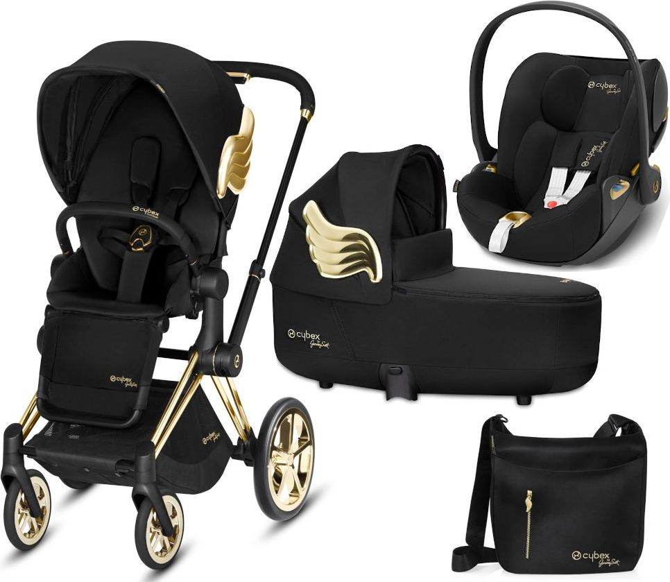 Cybex Kočárek Set 3v1 Priam Jeremy Scott Wings 2020 + Lux Seat + + Cloud Z I-Size + Taška - obrázek 1