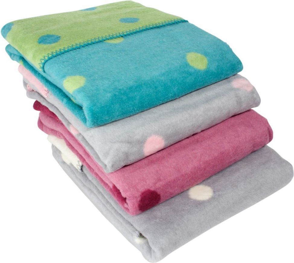 Dětská deka 75x100 cm ByBoom Bavlněný fleece se vzorem - obrázek 1