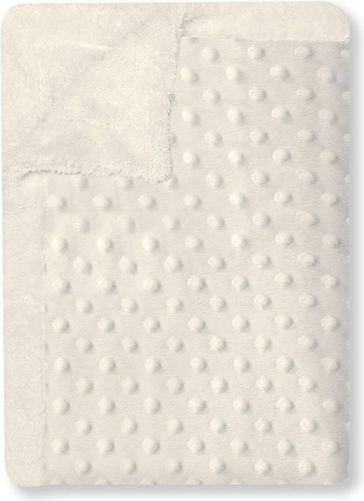 Deka 80x110 cm Interbaby Kuličky & Beránek KRÉMOVÁ - obrázek 1