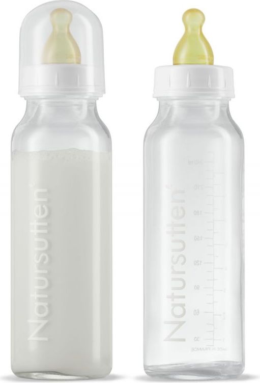Skleněné kojenecké lahve 240 ml 2 ks Natursutten - obrázek 1