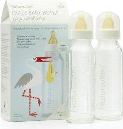 Skleněné kojenecké lahve 240 ml 2 ks Natursutten - obrázek 2