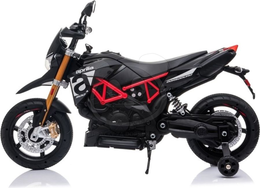 Elektrická motorka Aprilia - černá - obrázek 2