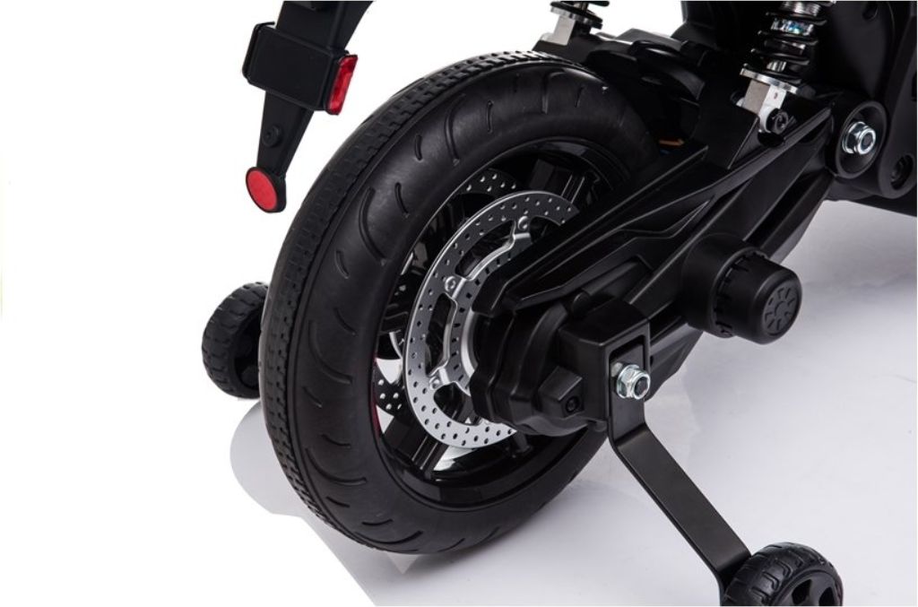 Elektrická motorka Aprilia - černo-červená - obrázek 10