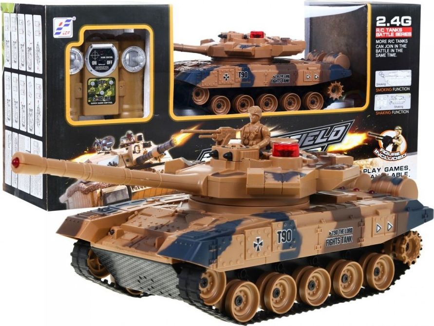 RC Tank T90, zvuk, kouř - obrázek 1