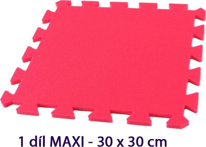 MALÝ GÉNIUS Samostatný díl MAXI 8mm (červený) - obrázek 1