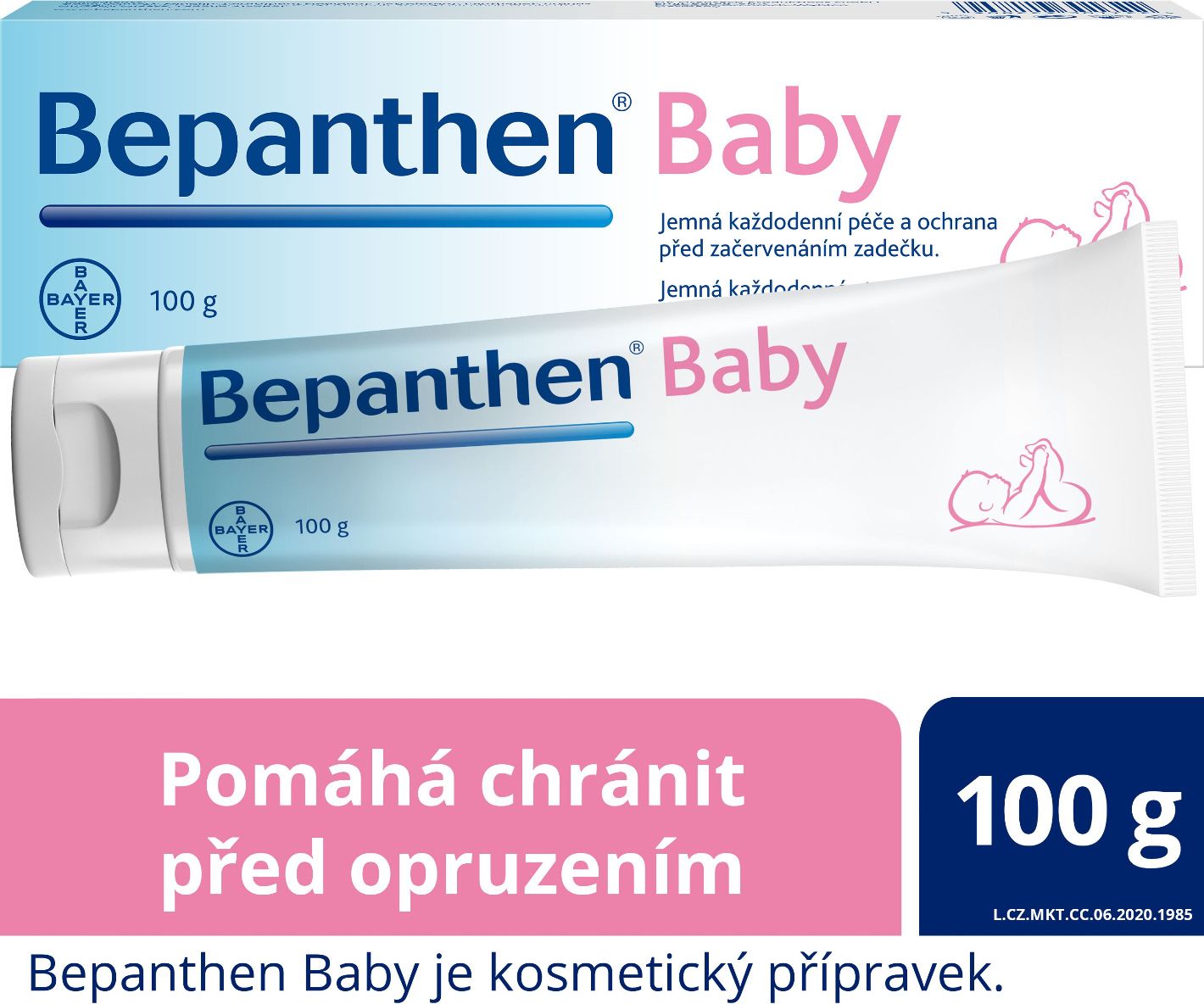 Bepanthen Baby mast 2 x 100 g - obrázek 4