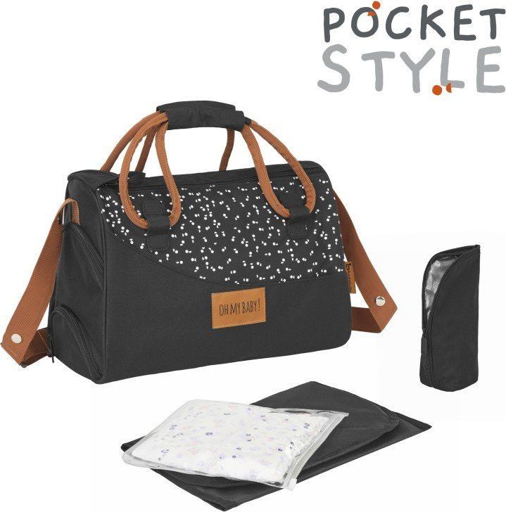 Taška na rukojeť Badabulle Pocketstyle Black Camel - obrázek 1