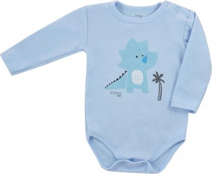 Kojenecké body s dlouhým rukávem Koala Farm modré, Modrá, 74 (6-9m) - obrázek 1