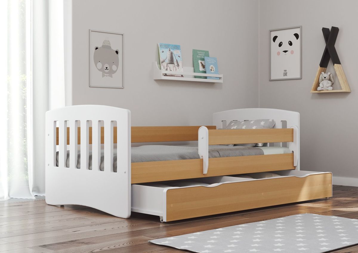 Dětská postel Ourbaby Classic Beech 180x80 cm - obrázek 2