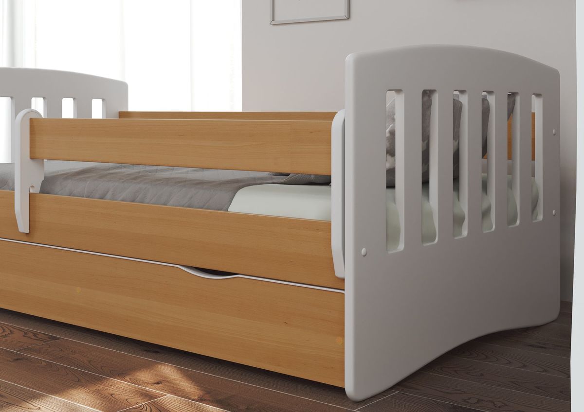 Dětská postel Ourbaby Classic Beech 180x80 cm - obrázek 5