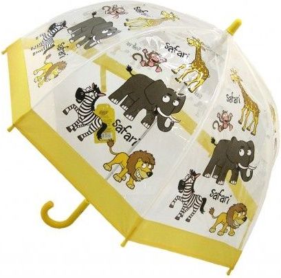 Blooming Brollies Dětský průhledný holový deštník Buggz Kids Stuff Safari BUSAF - obrázek 1