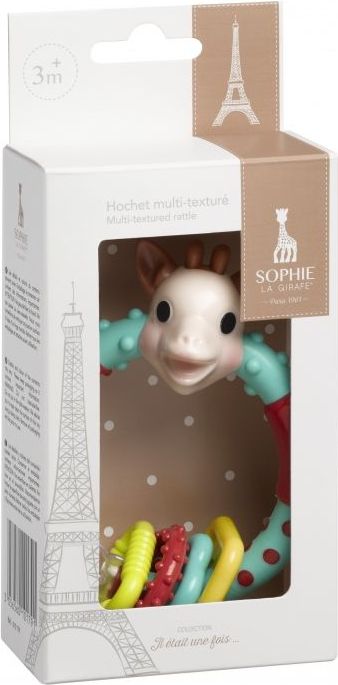 Tvarované chrastítko Vulli Žirafa Sophie - obrázek 2