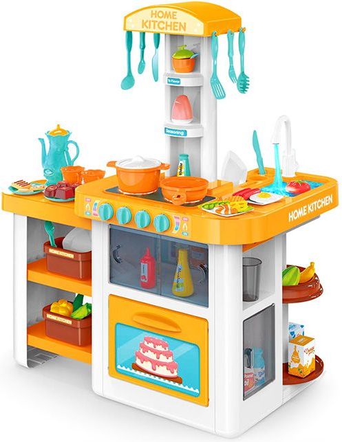 iMex Toys iMex Plastová kuchyňka HOME KITCHEN žlutá - obrázek 1