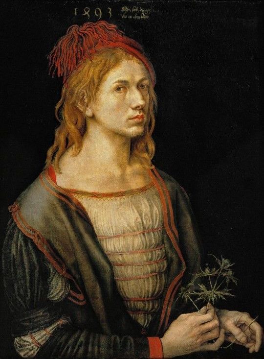 Grafika Puzzle 300 dílků Albrecht Dürer - Self-portrait, 1493 - obrázek 1