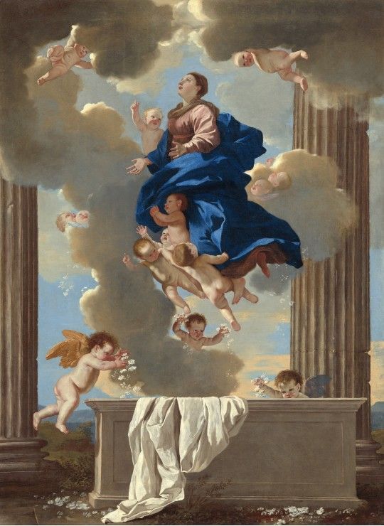 Grafika Puzzle 300 dílků Nicolas Poussin: The Assumption of the Virgin, 1630/ - obrázek 1