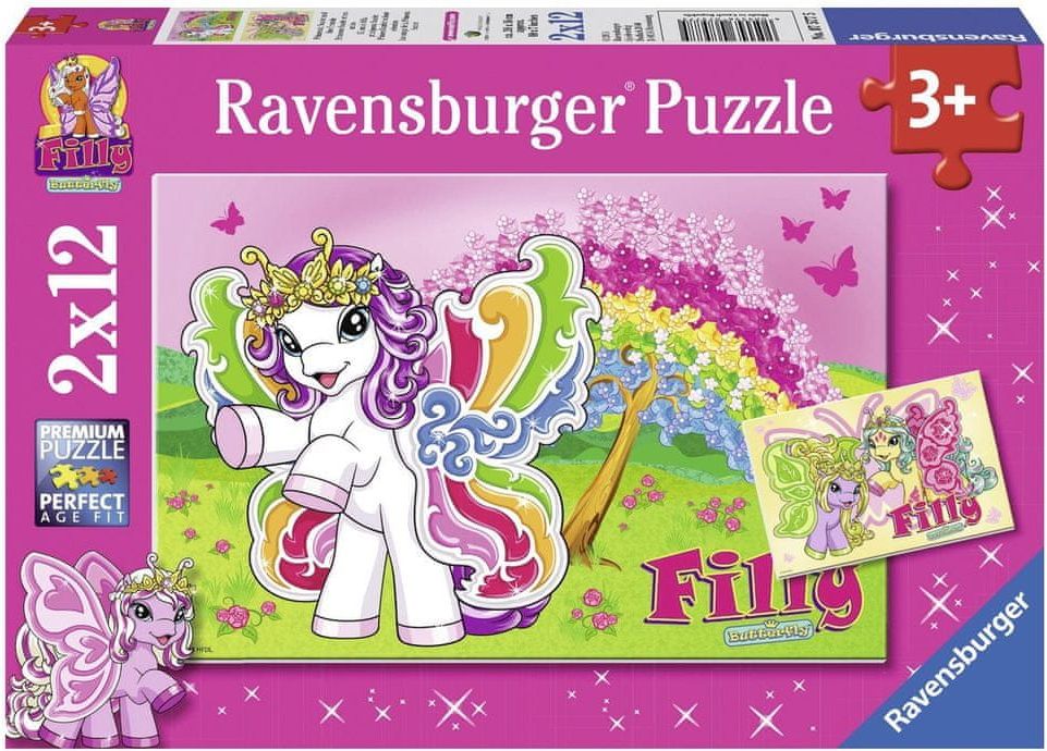 RAVENSBURGER Filly Butterfly 2x12 dílků - obrázek 1