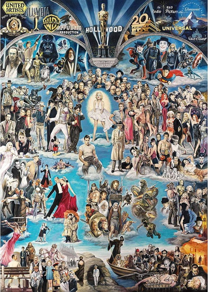 Schmidt Puzzle 3000 dílků Renato Casaro - Hollywood XXL - obrázek 1