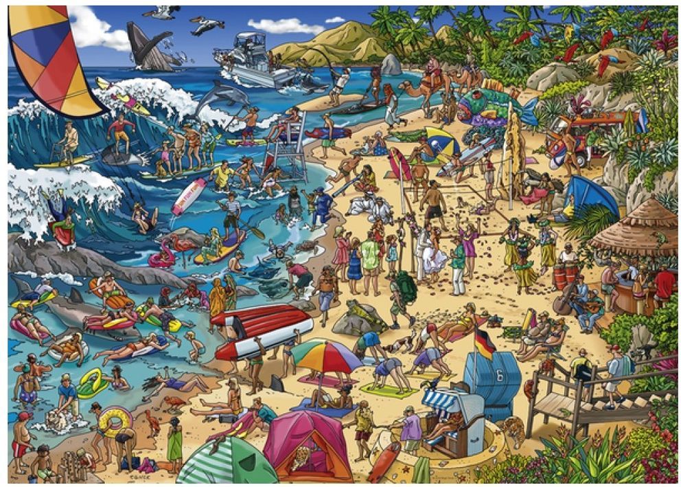 Heye Puzzle 1000 dílků Seashore - obrázek 1