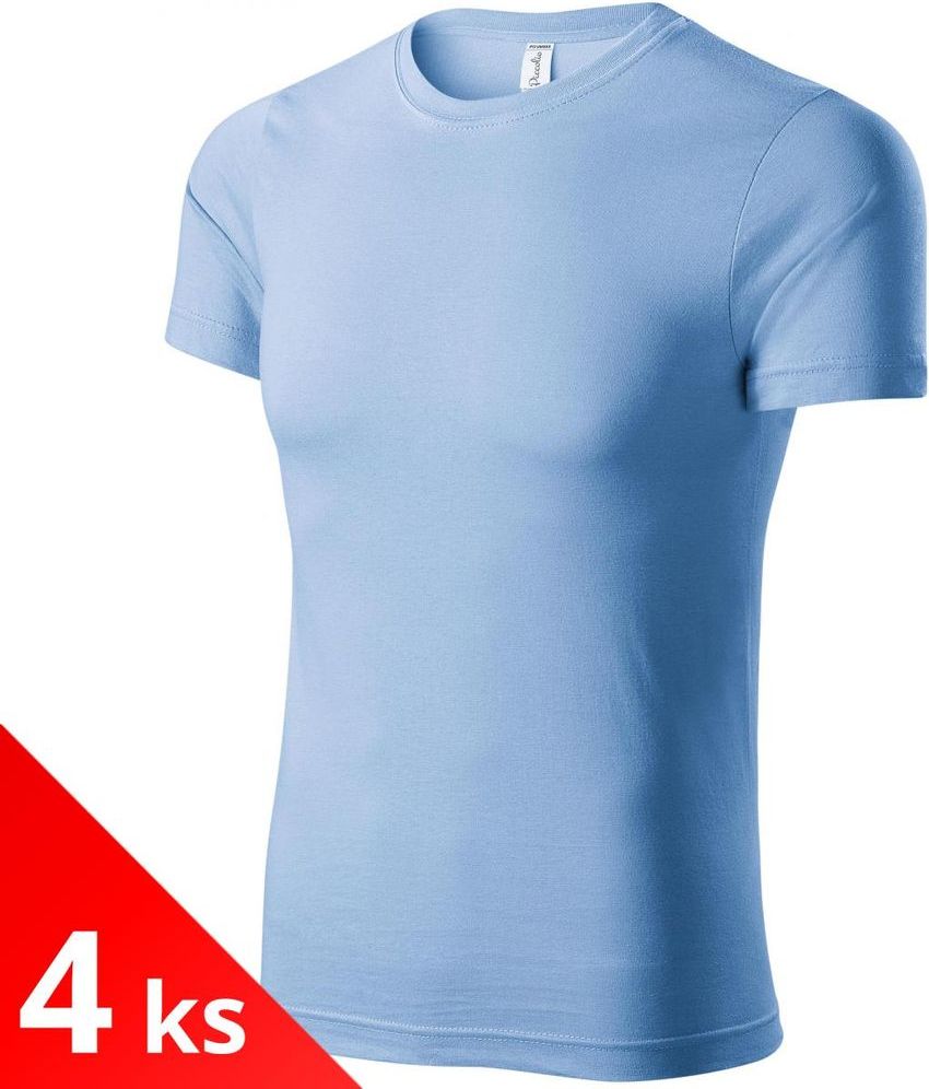 Piccolio 4x Nebesky modré Dětské lehké tričko - obrázek 1