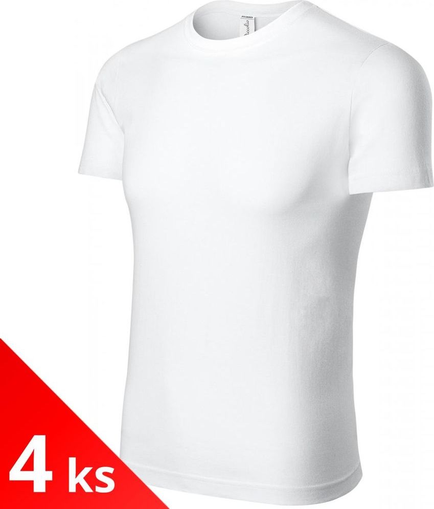Piccolio 4x Bílé Dětské lehké tričko - obrázek 1