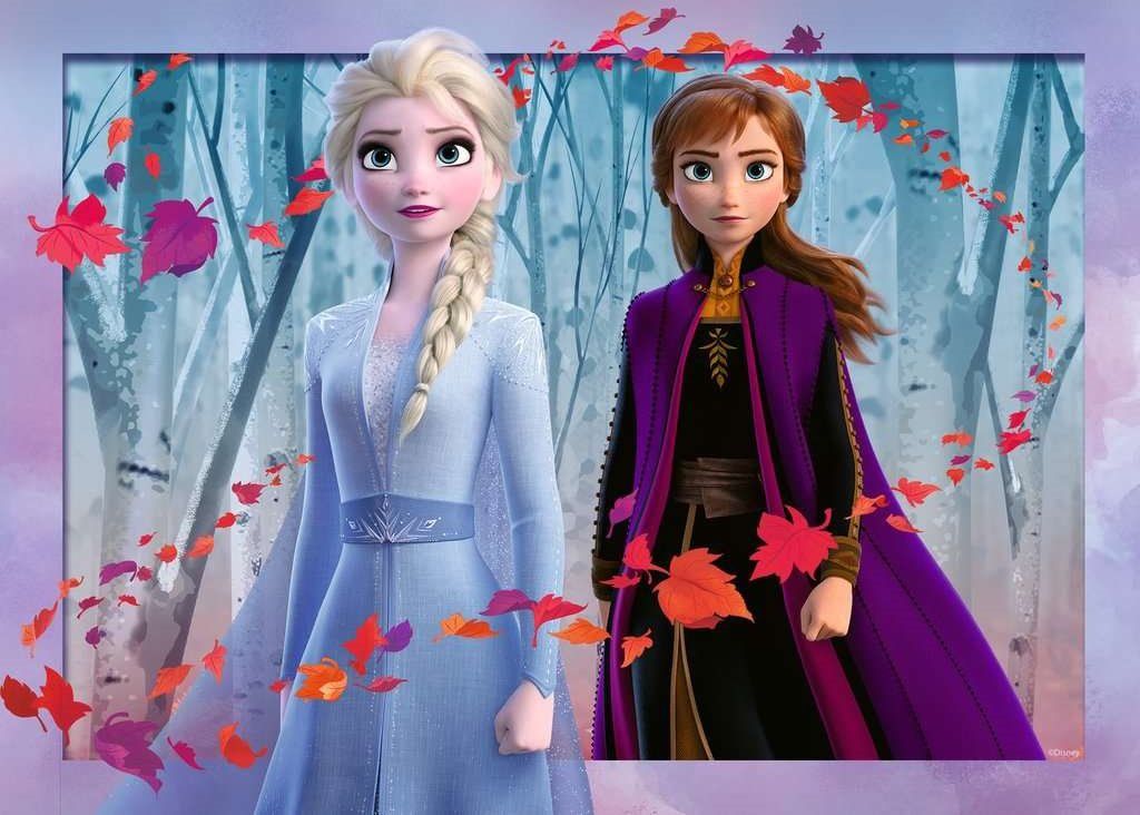 RAVENSBURGER Puzzle Ledové království 4x100 dílků - obrázek 3
