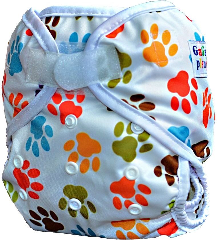GaGa's pleny Svrchní kalhotky PUL 3,5- 10 kg Packy na suchý zip - obrázek 1