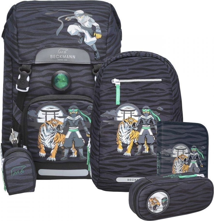 Školní set 4-dílný Beckmann Ninja Tiger 2020 - obrázek 1