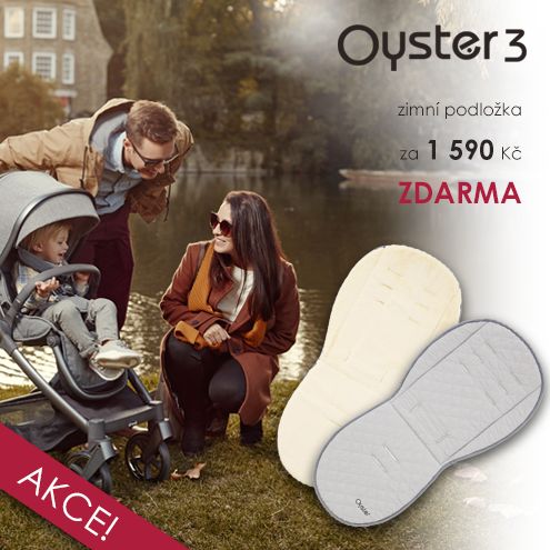 BABYSTYLE OYSTER 3 Sportovní kočárek s pláštěnkou Pepper/City Grey rám 2019 - obrázek 2