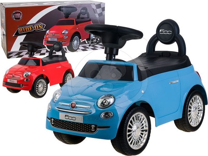 Dětské odrážedlo FIAT 500 - červené - obrázek 14
