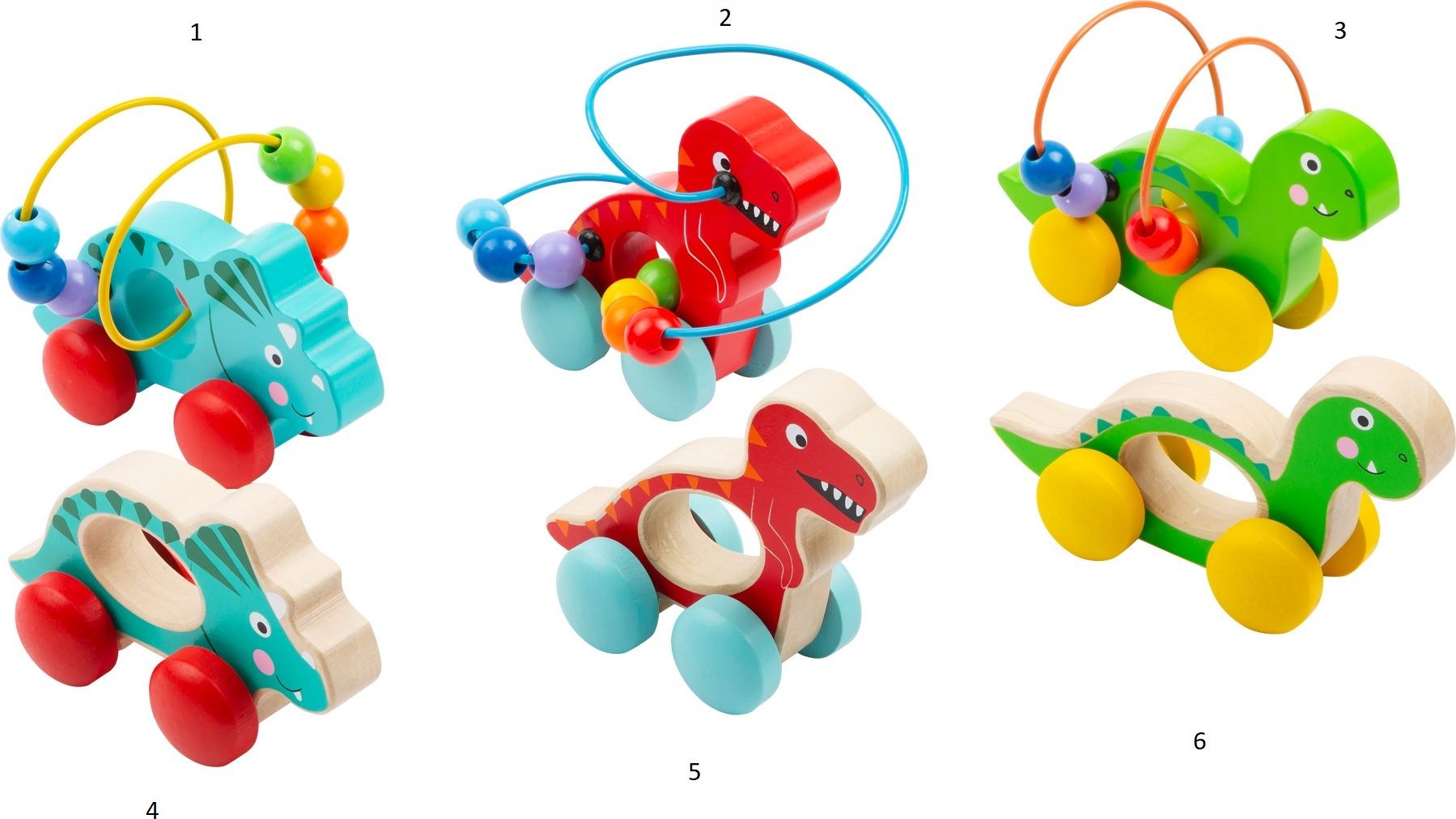 SMALL FOOT BY LEGLER Small Foot Dinosaurus na kolečkách 1 ks - obrázek 1