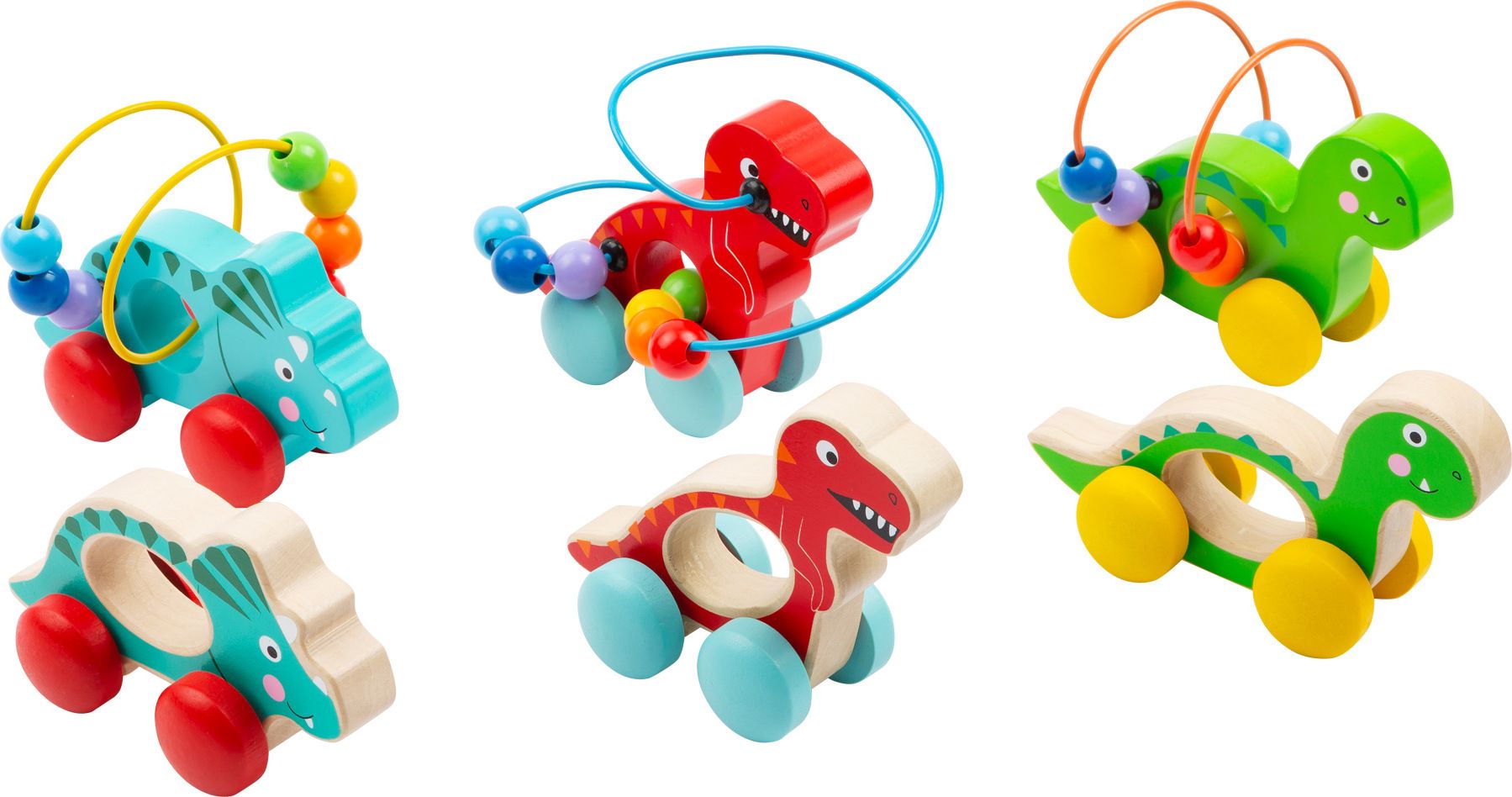 SMALL FOOT BY LEGLER Small Foot Dinosaurus na kolečkách 1 ks - obrázek 3