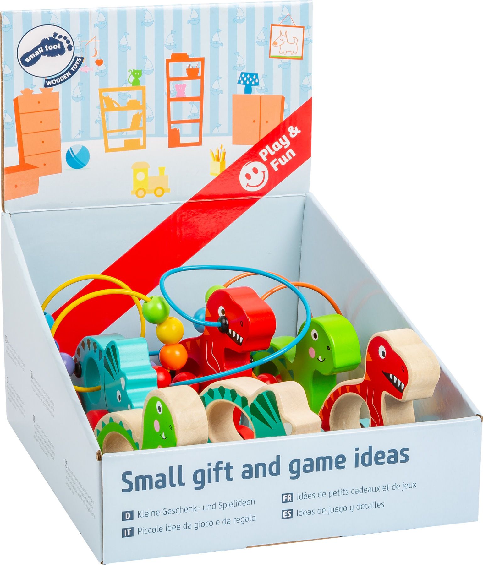 SMALL FOOT BY LEGLER Small Foot Dinosaurus na kolečkách 1 ks - obrázek 4