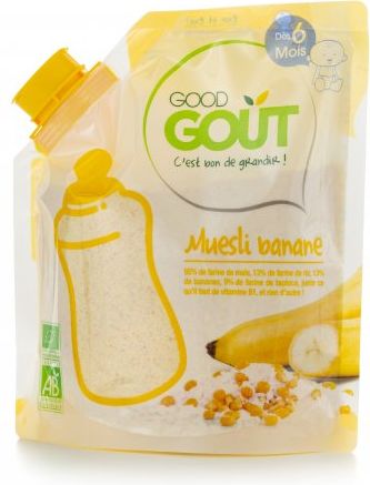 Good Gout BIO Dětská banánová instantní kaše v prášku 200 g - obrázek 1
