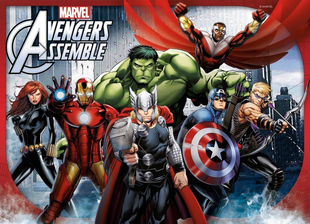 RAVENSBURGER Puzzle Avengers 4x100 dílků - obrázek 4