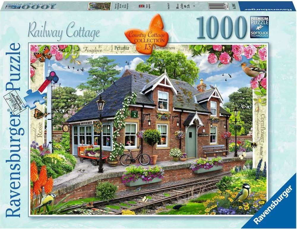 RAVENSBURGER Puzzle Nádražní domek 1000 dílků - obrázek 2