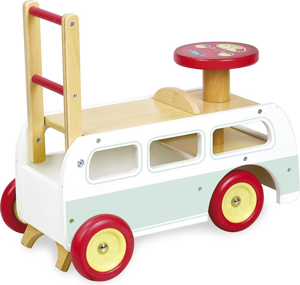 Dřevěné odrážedlo 2v1 Vilac Minibus - obrázek 1