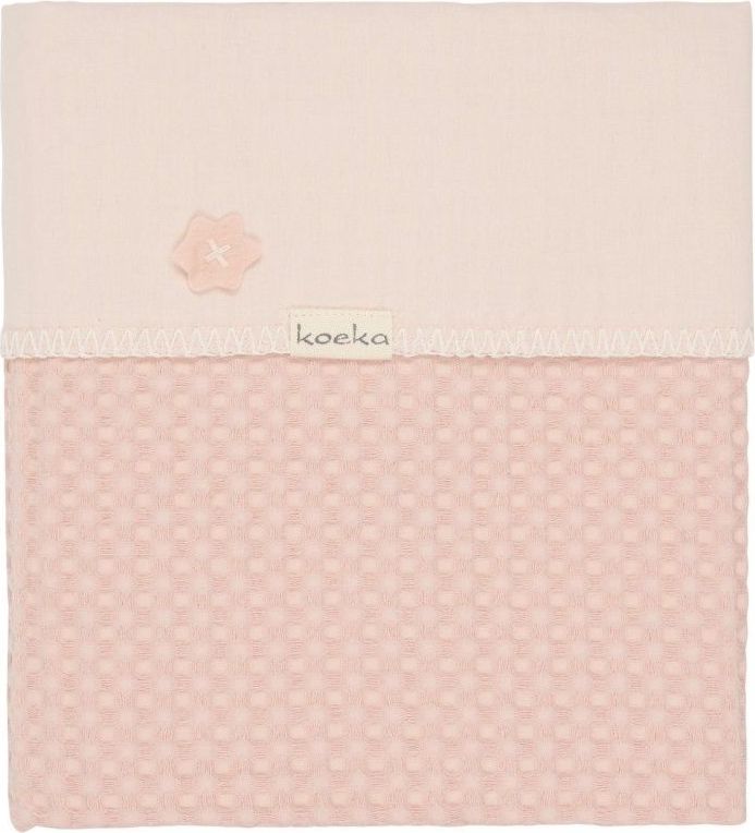 Deka 75x100 cm Koeka Antwerp Waffle/flanel Shadow pink/light shadow pink - obrázek 1