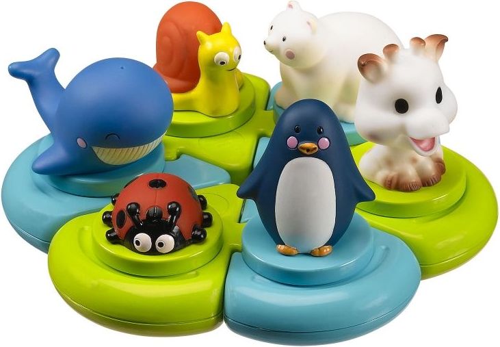 Zábavné puzzle se zvířátky do vany Vulli - obrázek 1