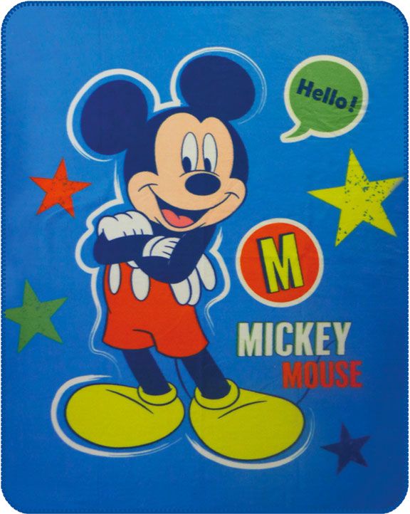 CTI Fleece deka Mickey Expressions Polyester, 110/140 cm - obrázek 1