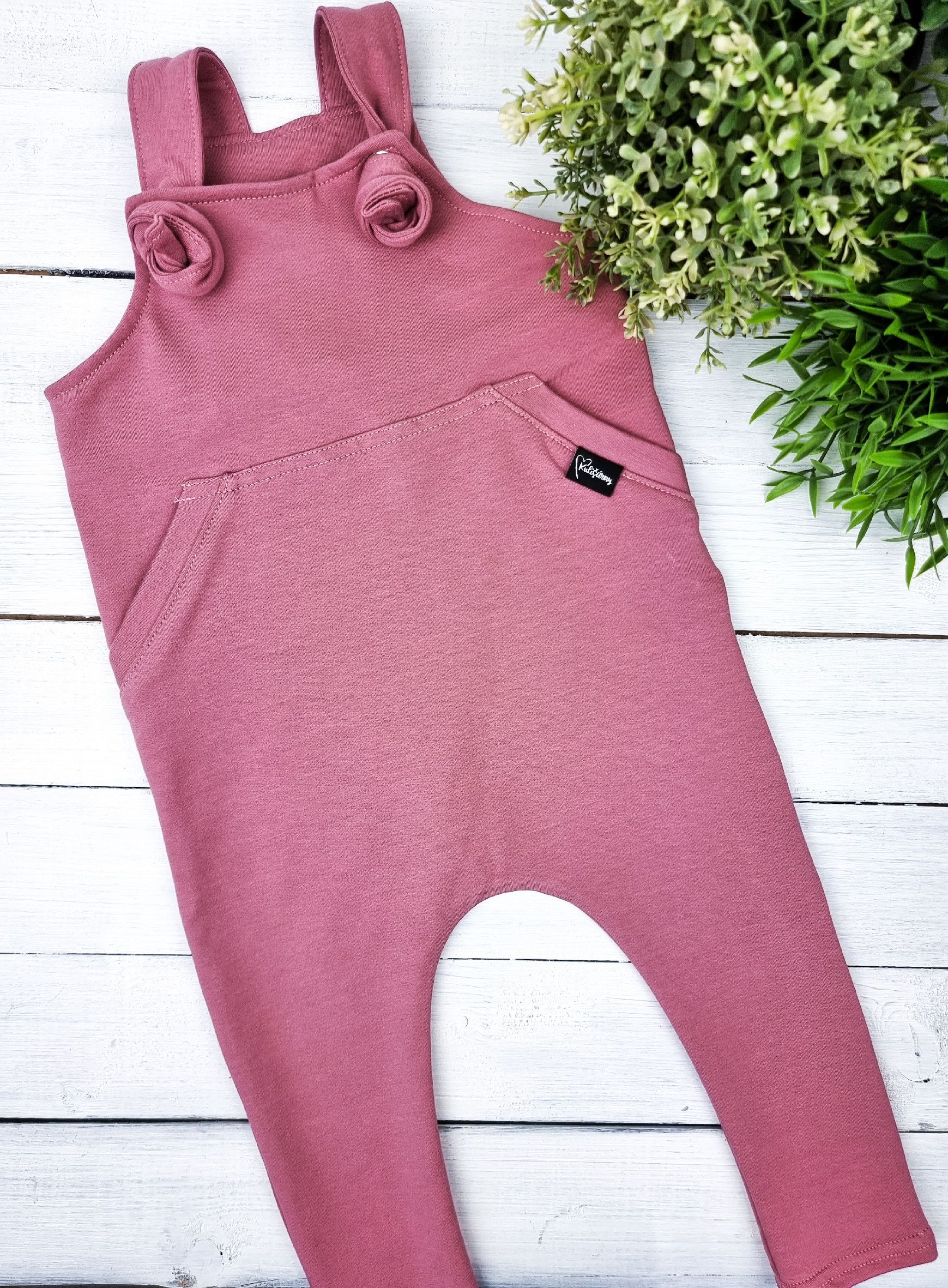 Kulišárny (handmade) Laclové tepláčky ,,OldPink,, VELIKOST: 56